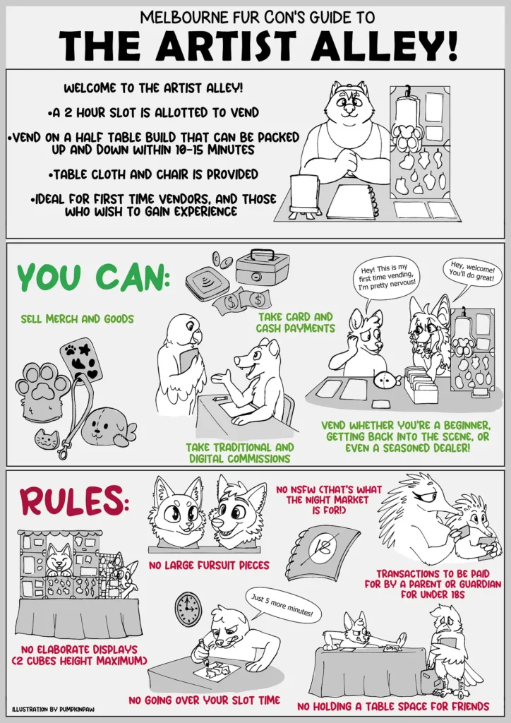 Artist Alley Rule Guide